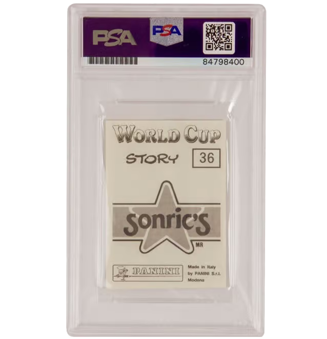 Pele Signed 1994 Panini World Cup Story Sonric’s #36 – PSA 10 Autograph